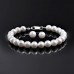 AAA Qualty Sweet Water Pearl Bracelet-Studs Set-White