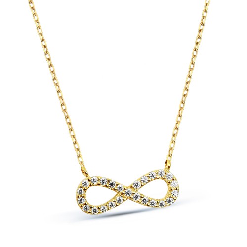 Infinity Necklase - 8K Gold