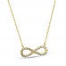 Infinity Necklase - 8K Gold