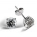 1,00Ct-6mm White Thopaz Studs