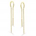 Chain&Stick Earring-Gold