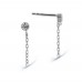 Chain Earring-White