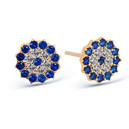 Evileye Studs-Rose