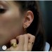 Hoops  Earring Gold Color-3cm Diameter