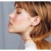 Hoops Earring Rose Gold Color-6cm Diameter Hoops Earring Rose Gold Color-6cm Diameter