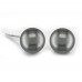 6mm Sweet Water Pearl Studs-Black