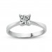 0,50Crt Effect Diamond Ring-Silve