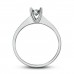 0,50Crt Effect Diamond Ring-Silve