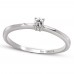 0,05 Crt Solitaire Diamond Ring - 10 K Gold
