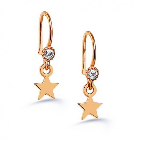 New Trendy Star Shape  Gold Plated Earring