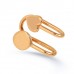 Round&Heart Earcuff-Rose